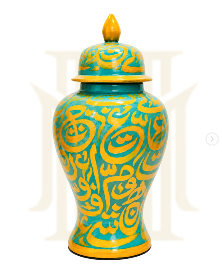 Ceramic Candy Jar (Hand Painted)