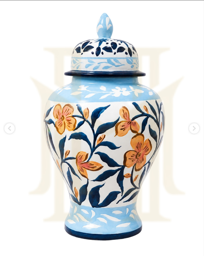 Ceramic Candy Jar (Hand Painted)