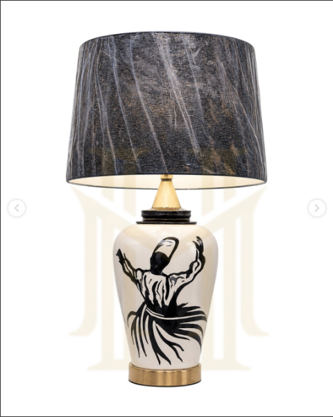 Hand-Painted Ceramic Table Lamp