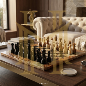 Premium Marble Chess Set - Image 1
