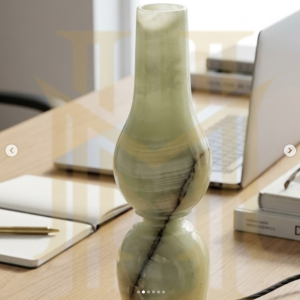 Premium Onyx Marble Table Lamp - Image 2