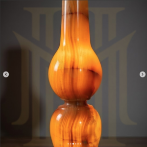 Premium Onyx Marble Table Lamp - Image 1