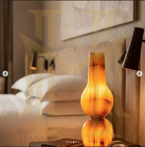 Premium Onyx Marble Table Lamp