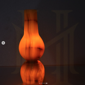 Premium Onyx Marble Table Lamp - Image 3