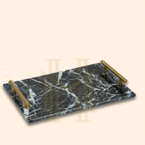 Black Marble Serving Tray (11 x 7 inches) - Image 1